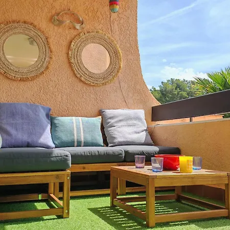 Le Jasmin Vue Mer, Climatisation, 10min à Pied Du Centre-ville Et De La Gare Appartement *